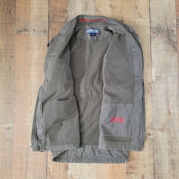 Structure USA Men's Utility Green Vest Size M - Picture 8 of 15